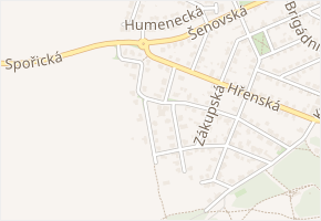 Liběchovská v obci Praha - mapa ulice