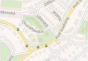 Libínská v obci Praha - mapa ulice
