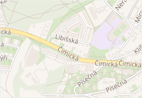 Libišská v obci Praha - mapa ulice