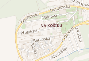Libkovská v obci Praha - mapa ulice