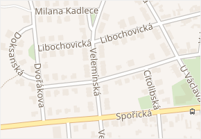 Libochovická v obci Praha - mapa ulice