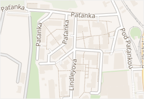 Lindleyova v obci Praha - mapa ulice
