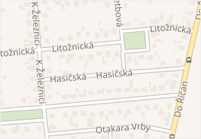 Litožnická v obci Praha - mapa ulice