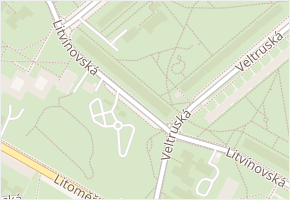 Litvínovská v obci Praha - mapa ulice