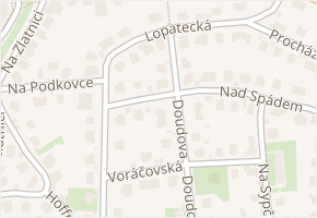 Lopatecká v obci Praha - mapa ulice