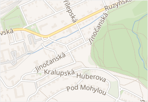 Lounská v obci Praha - mapa ulice