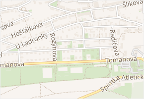 Loutkářská v obci Praha - mapa ulice