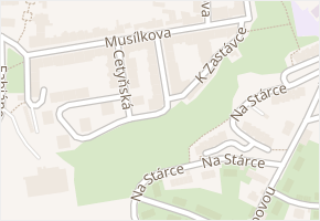 Lovčenská v obci Praha - mapa ulice