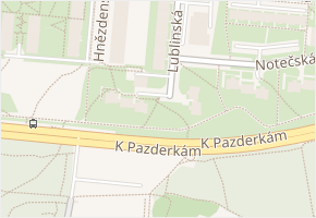 Lublinská v obci Praha - mapa ulice