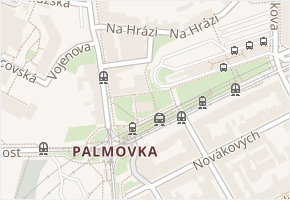 Ludmilina v obci Praha - mapa ulice
