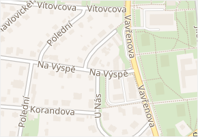 Ludvíkova v obci Praha - mapa ulice