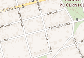 Lukavecká v obci Praha - mapa ulice