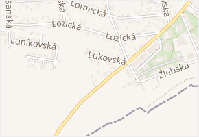 Lukovská v obci Praha - mapa ulice