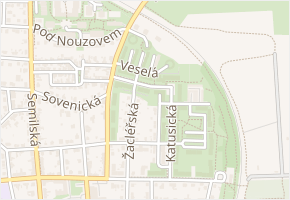 Luštěnická v obci Praha - mapa ulice