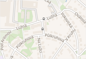 Lužná v obci Praha - mapa ulice