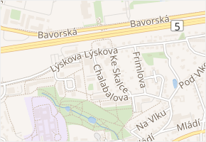 Lýskova v obci Praha - mapa ulice