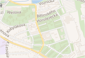 Lyžařská v obci Praha - mapa ulice