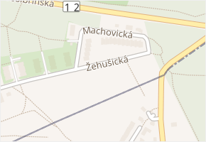 Machovická v obci Praha - mapa ulice