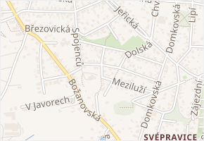 Machovská v obci Praha - mapa ulice