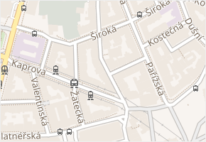 Maiselova v obci Praha - mapa ulice
