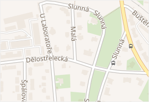 Malá v obci Praha - mapa ulice