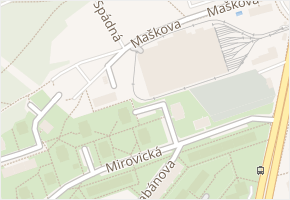 Maškova v obci Praha - mapa ulice