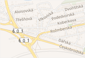 Matenská v obci Praha - mapa ulice