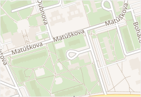 Matúškova v obci Praha - mapa ulice