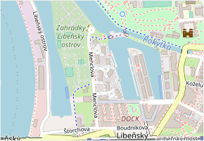 Menclova v obci Praha - mapa ulice