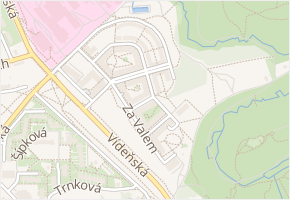 Merhoutova v obci Praha - mapa ulice