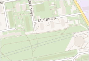 Michnova v obci Praha - mapa ulice