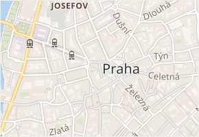 Mikulášská v obci Praha - mapa ulice