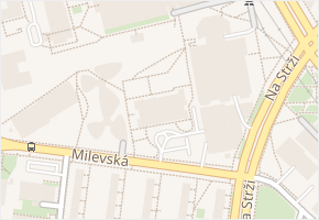 Milevská v obci Praha - mapa ulice