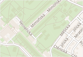 Mimoňská v obci Praha - mapa ulice