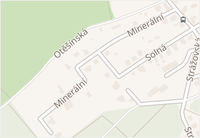 Minerální v obci Praha - mapa ulice