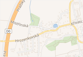 Mistřínská v obci Praha - mapa ulice