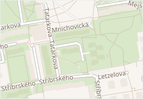 Mnichovická v obci Praha - mapa ulice