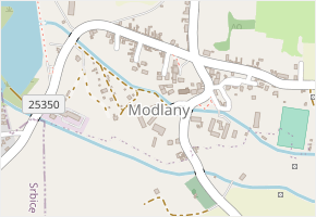 Modlanská v obci Praha - mapa ulice
