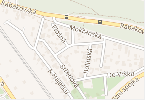Mokřanská v obci Praha - mapa ulice