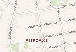 Morseova v obci Praha - mapa ulice