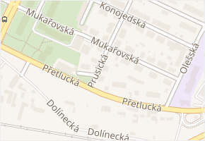 Mukařovská v obci Praha - mapa ulice