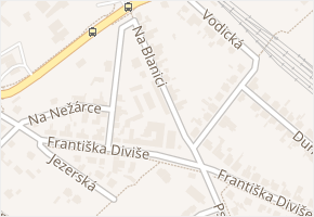 Na Blanici v obci Praha - mapa ulice