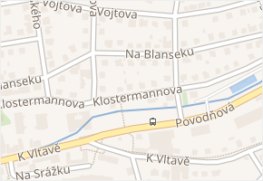 Na Blanseku v obci Praha - mapa ulice