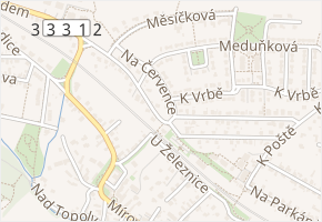 Na Července v obci Praha - mapa ulice