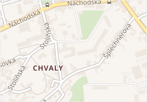 Na Chvalské tvrzi v obci Praha - mapa ulice