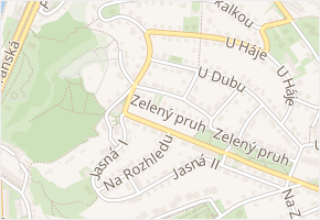 Na Dobešce v obci Praha - mapa ulice