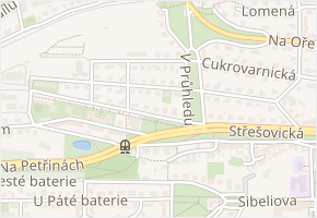 Na dračkách v obci Praha - mapa ulice