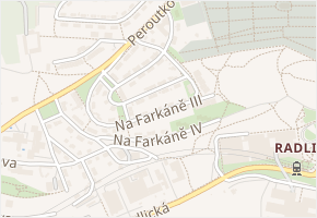 Na Farkáně II v obci Praha - mapa ulice