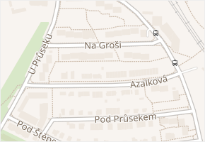 Na Groši v obci Praha - mapa ulice