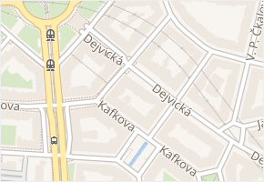 Na hutích v obci Praha - mapa ulice